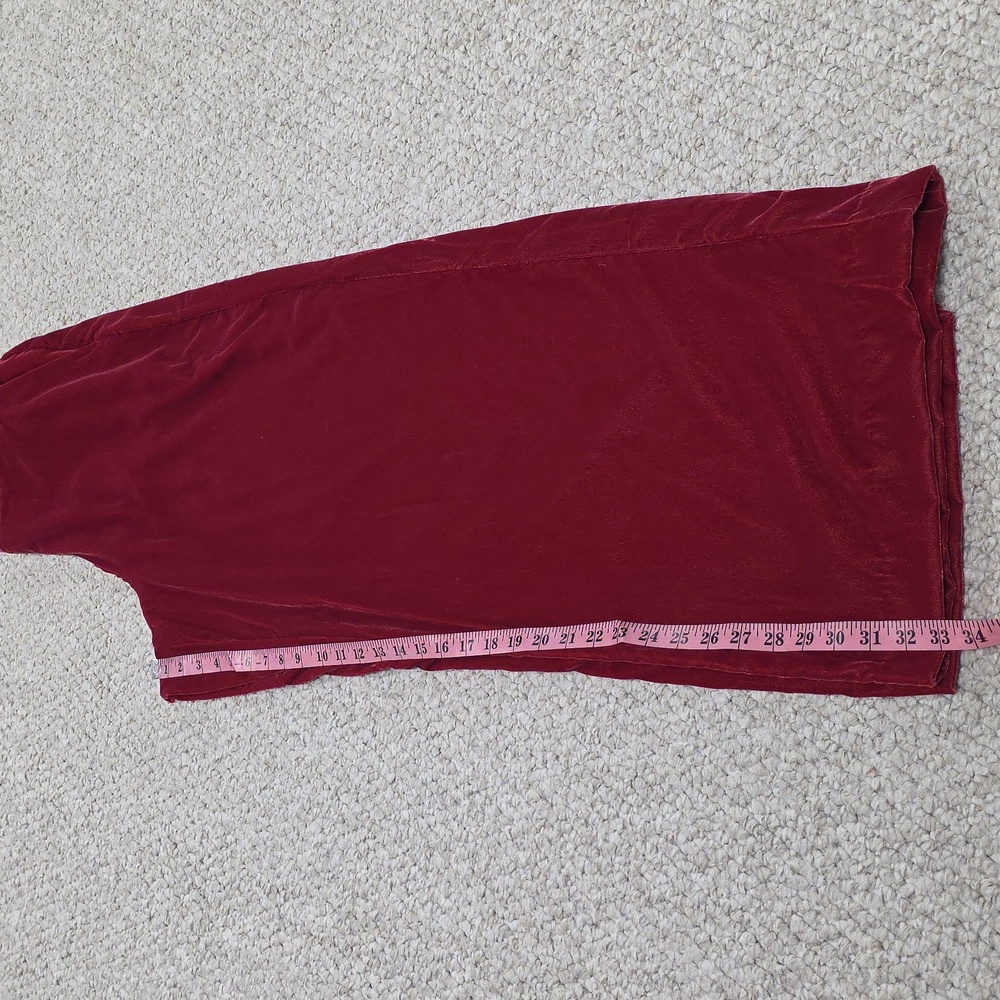 Wide Leg Mid Rise Velvet Pants - Picture 11 of 16
